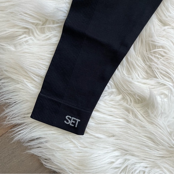 SET ACTIVE NWT Sculptflex Core Collection Leggings Onyx Black M - Picture 5 of 5